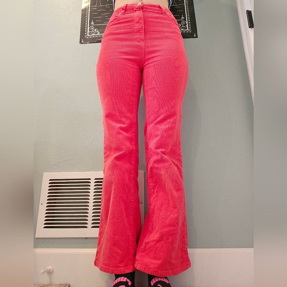 Stylish Red Women's Jeans